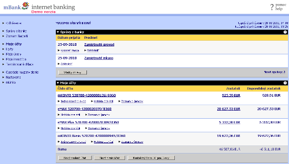 Internet Banking DEMO