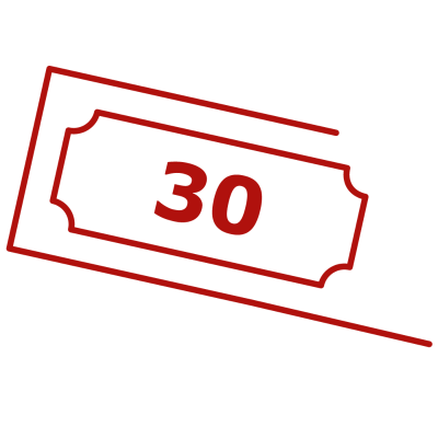 Odmena 30 EUR